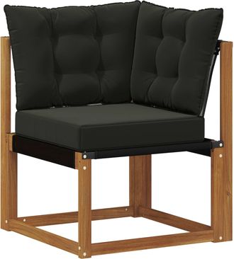 vidaXL Sof&aacute; De Esquina Para Exteriores Natural Vidaxl