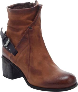 A.S.98 Womens Baird Leather Boot In Calvados