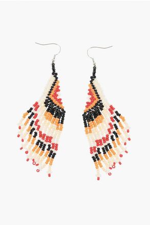 Dsquared2 Ethnic-Style Earrings HULA decorated with Beads size Unica