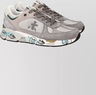 Premiata mesh and suede sneaker design