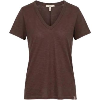 Rag & Bone Womens The Slub Vee, Coffee