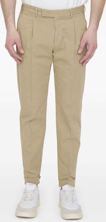 Pantaloni Torino cropped slim-fit chinos - Neutrals