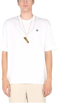 AMBUSH Ambush, Tops, Heren, Wit, S, Chain Collar T-Shirt