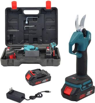 OEM Tijeras De Podar El&eacute;ctricas Inal&aacute;mbricas De 21 V Sin Escobillas, Con Pantalla Y 2 Bater&iacute;as Para Podar, Jardiner&iacute;a, &Aacute;rboles Frutales Y Vi&ntilde;edos