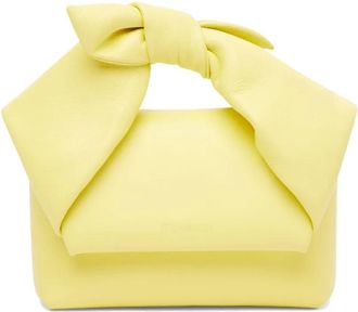 J.W.Anderson Borsa tote Bow Twister piccola - Giallo