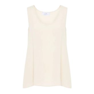 SoAllure Sleeveless Tops, female, Beige, Size: 2XL Tank Top