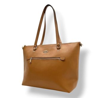 Coach Brown Camel Leather Tote Bag (Pre-Owned)
