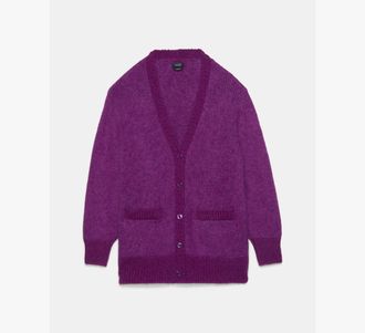 Kate Spade New York Fuzzy Oversized Cardigan