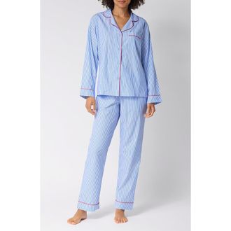 Bedhead Pajamas Striped Cotton Pajamas in French Stripe Y/d at Nordstrom, Size X-Small