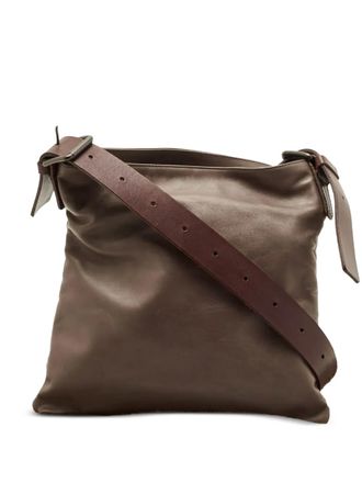 Bottega Veneta 2010 leather messenger bag - men - Calf Leather/Nylon - One Size - Neutrals