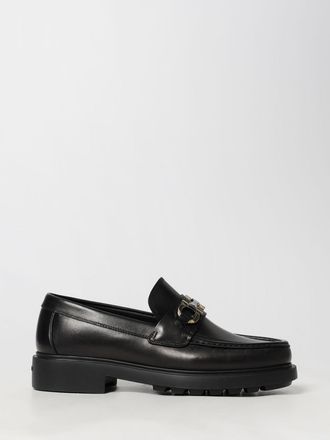 Ferragamo Mocassino Gancini Ferragamo in pelle spazzolata