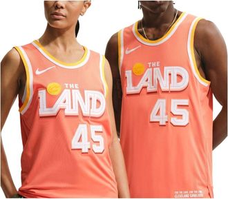 Nike Dri-FIT ADV NBA Donovan Mitchell Authentic Cleveland Cavaliers City Edition Jersey Orange Frost HM6092-836