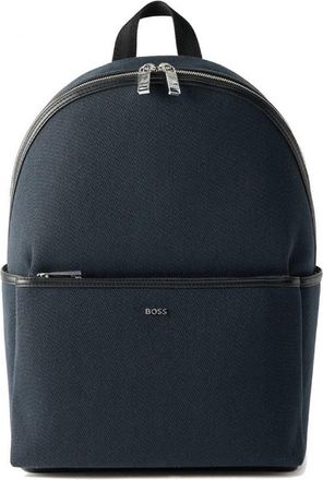 HUGO BOSS Dakkar Logo Lettering Canvas Backpack