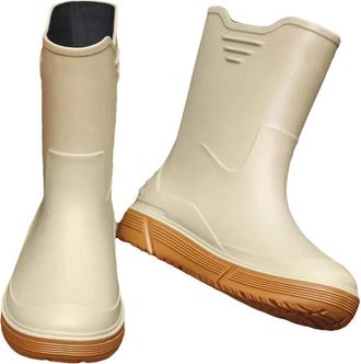 Generic Mens Waterproof Anti-Slip Thick Bottomed Kitchen Rain Boots Fishing Shoes Wear-Resistant Shoes