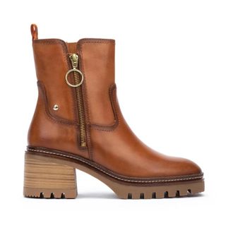 Pikolinos Valladolid Ankle Boot - Dames - Laarzen met Hak - Bruin - 36 EU - Schoenen