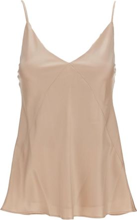 Max Mara Beige V Neck Top