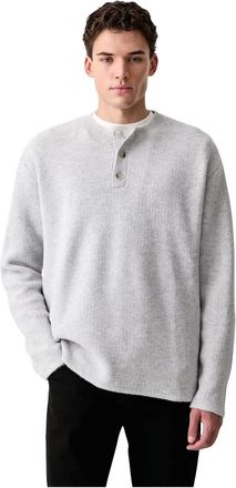 Levi's Su&eacute;ter Henley Woodacre - Knitwear - Hombre - Gris - M