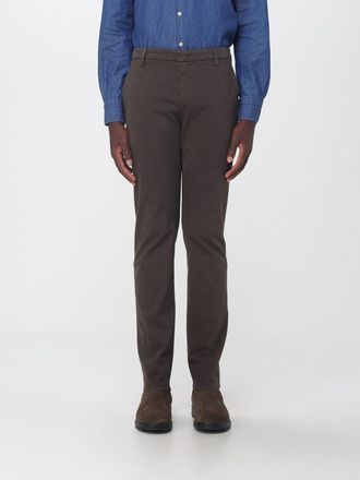 Dondup Mid-Rise Slim Fit Chino Trousers in Cotton