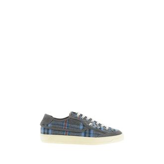 Autry Low-top Tartan Sneakers - Heren - Schoenen - Grijs - Maat: 44 EU Katoen