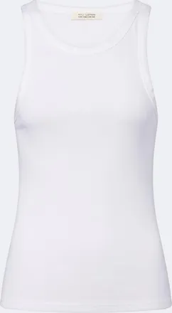 Nili Lotan Jennifer ribbed-knit cotton tank top