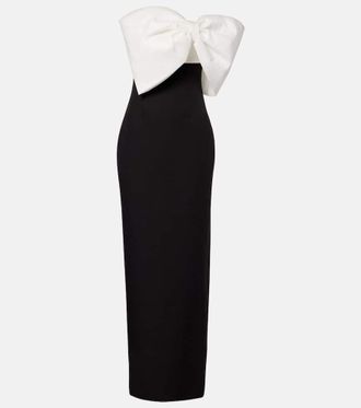 Rachel Gilbert Kace bow-detail gown