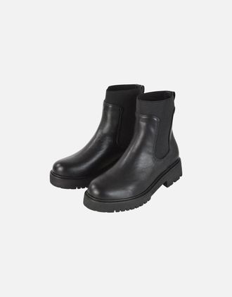 XY London Womens XY London Womens/Ladies Karev Chunky Ankle Chelsea Boots - Black - Size: 8