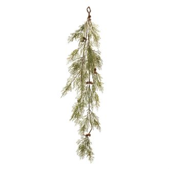 Melrose International Pine and Pinecone Garland (Set of 2) - Green, Brown