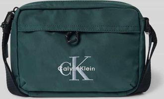 Calvin Klein Crossbody Bag mit Label-Stitching in Petrol, Größe 1