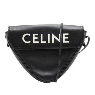 Celine Pre-owned Cross Body Bags, female, Black, Size: ONE SIZE Pre-owned Triangle Crossbody Bag