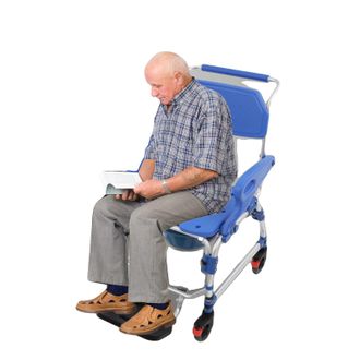 OEM Silla Multifuncional Para Inodoro Y Ducha, Capacidad De Carga M&aacute;xima 125 Kg, Dimensiones Del Producto 62 X 59 X 100 Cm, Dimensiones Del Asiento 42 X 4