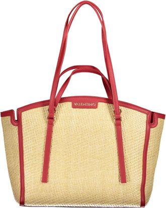 Valentino Tassen, Dames, Beige, ONE Size, Polyester, Demetra Shopper