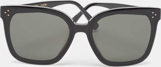 Gentle Monster Black Flatba Her 01 Square Sunglasses