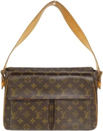 Louis Vuitton Pre-owned Shoulder Bags, female, Brown, Size: ONE SIZE Pre-owned Viba Cite Monogram Shoulder Bag