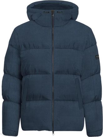 MC2 Saint Barth Giacca imbottita in velluto a coste e flanella - - Jackets - Uomo - Blu - M