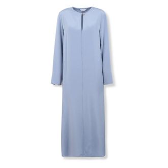 Max Mara Maxi Dresses, female, Blue, Size: M Caftano Unghia