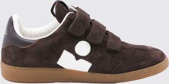 Isabel Marant Sneaker Beth in pelle liscia e scamosciata con chiusura a strappo