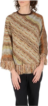 Missoni Capes, female, Multicolor, Size: ONE SIZE Multicolor Woman Poncho