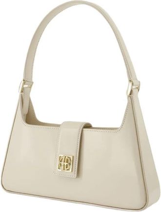 Anine Bing Hobo Bags - Lou Shoulder Bag - Leather - White - Gr. unisize - in Gelb - für Damen