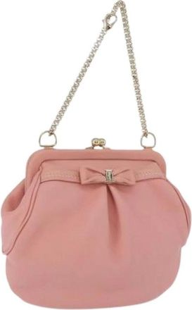 Ferragamo Pre-owned Mini Bags, female, Pink, Size: ONE SIZE Pre-owned Mini Shoulder Bag