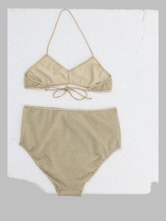 Os&eacute;ree Lumiere Bikini Set - Gold
