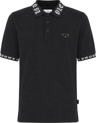 Philipp Plein Polo Shirt Ss - - Tops - Uomo - Nero - 3XL