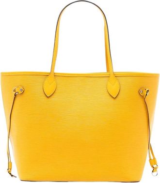 Louis Vuitton Pre-owned Leren Tote Bag - Dames - Vintage Shopper - Geel - ONE Size - Leer - Vintage