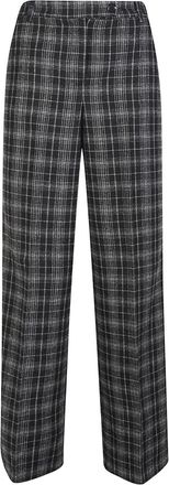 Pinko plaid trousers - Black