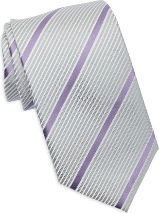 Original Penguin Howell Stripe Tie in Purple at Nordstrom Rack