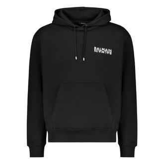 Balmain Hoodies, male, Black, Size: 2XL Hoodie