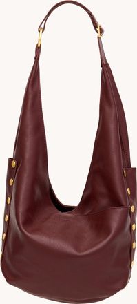 Hammitt Hammitt Tom Zip Cherrywood Pebble Brushed Gold Lrg