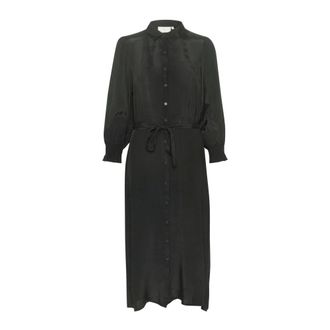 Kaffe KAemine Oline Dress - - Dresses - Donna - Nero - XL