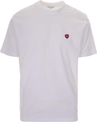Carhartt Work in Progress White Regular Logo T-Shirt