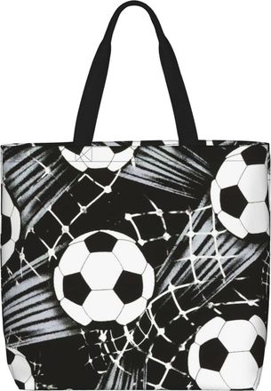 Generic Women Handbag Soccer Women Beach Bag Waterproof Retro Shopping Bags, For Birthday, Swim, Gym, Christmas, School