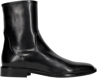 Lorenzo Masiero Schoenen, Dames, Zwart, 37 1/2 EU, Leer, W243301 Enkellaars